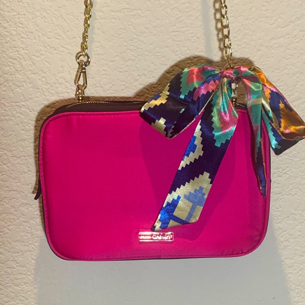 Authentic Prada Makeup bag converted into crossbody bag